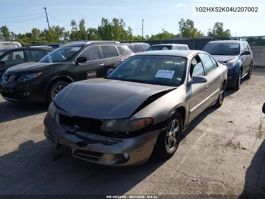 2004 Pontiac Bonneville Se VIN: 1G2HX52K04U207002 Lot: 45232450