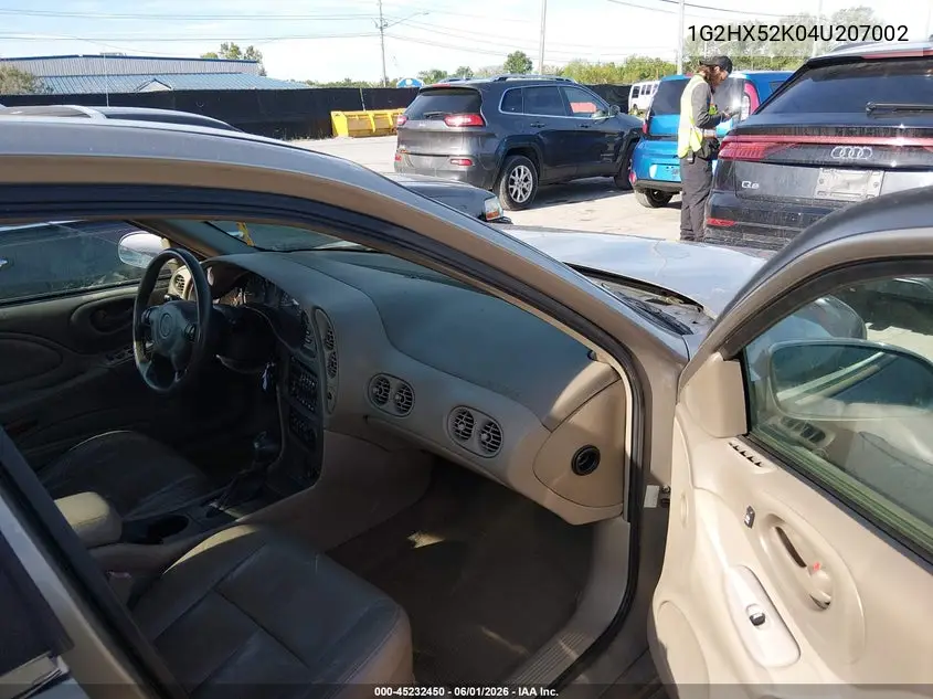 2004 Pontiac Bonneville Se VIN: 1G2HX52K04U207002 Lot: 45232450