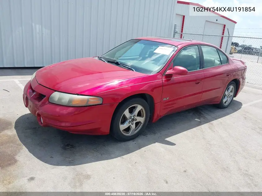 2004 Pontiac Bonneville Sle VIN: 1G2HY54KX4U191854 Lot: 45639238