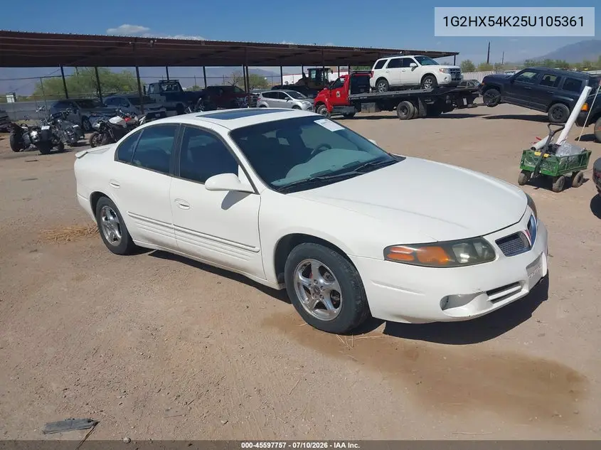 2005 Pontiac Bonneville Se VIN: 1G2HX54K25U105361 Lot: 45597757