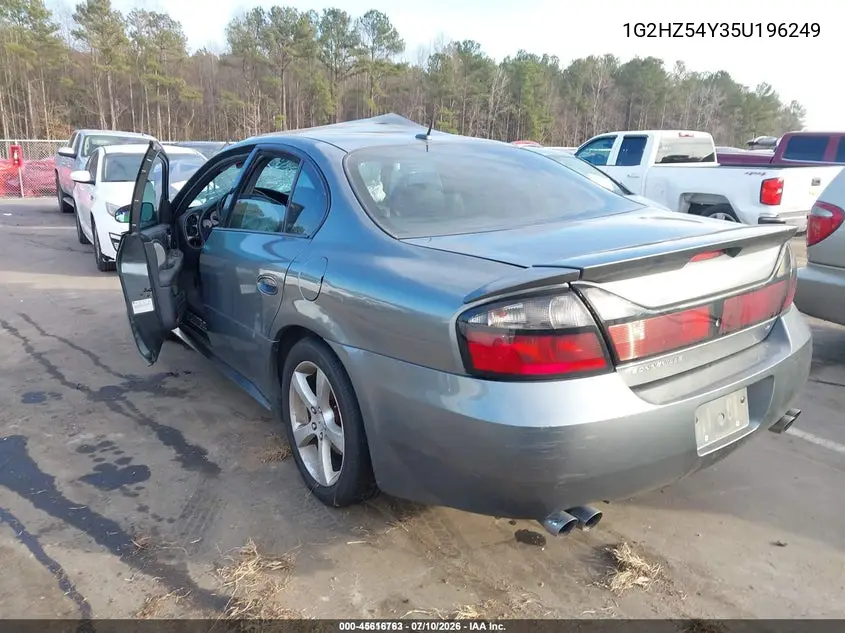 2005 Pontiac Bonneville Gxp VIN: 1G2HZ54Y35U196249 Lot: 45616763