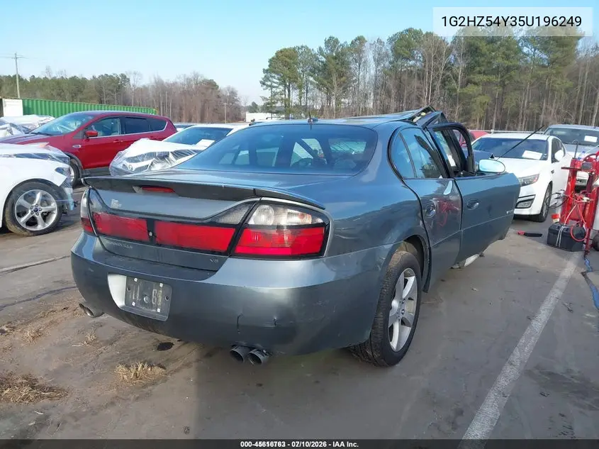 2005 Pontiac Bonneville Gxp VIN: 1G2HZ54Y35U196249 Lot: 45616763