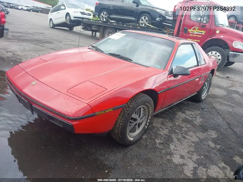 1985 Pontiac Fiero Se VIN: 1G2PF3797FP254392 Lot: 45610459