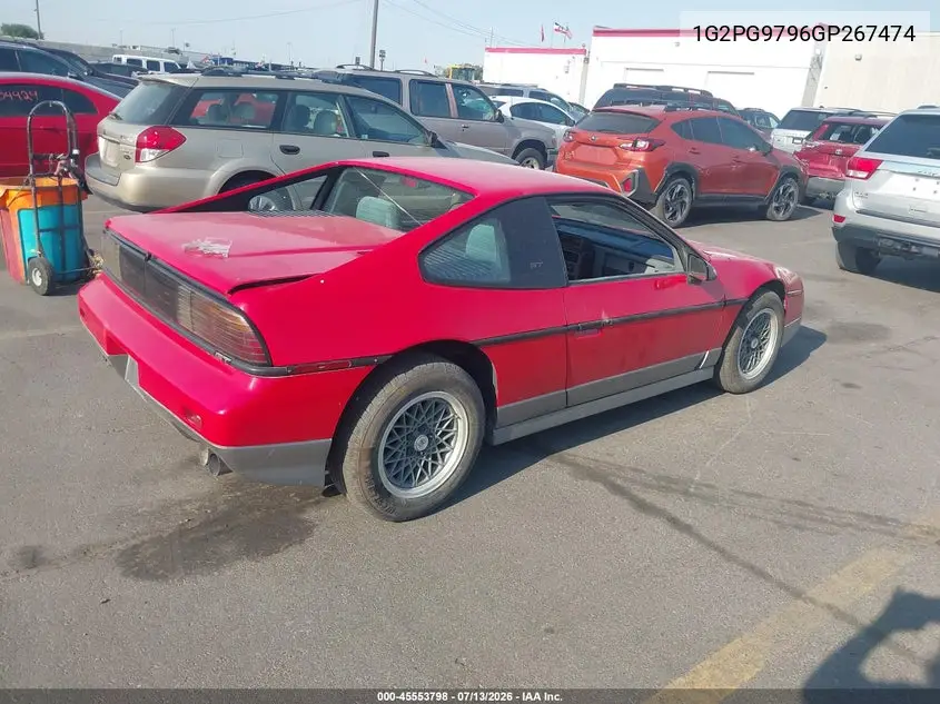 1986 Pontiac Fiero Gt VIN: 1G2PG9796GP267474 Lot: 45553798