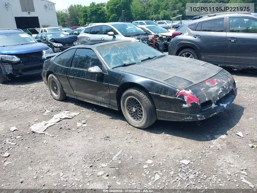 1988 Pontiac Fiero Gt VIN: 1G2PG1195JP221975 Lot: 45509055