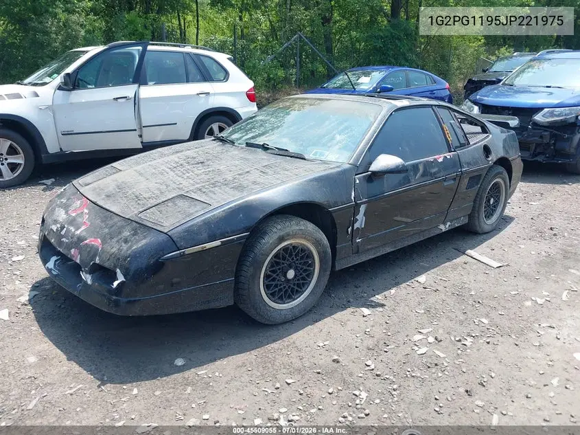 1988 Pontiac Fiero Gt VIN: 1G2PG1195JP221975 Lot: 45509055