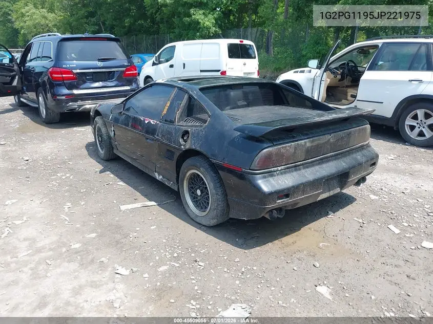 1988 Pontiac Fiero Gt VIN: 1G2PG1195JP221975 Lot: 45509055
