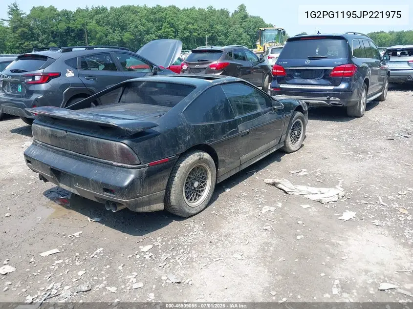 1988 Pontiac Fiero Gt VIN: 1G2PG1195JP221975 Lot: 45509055
