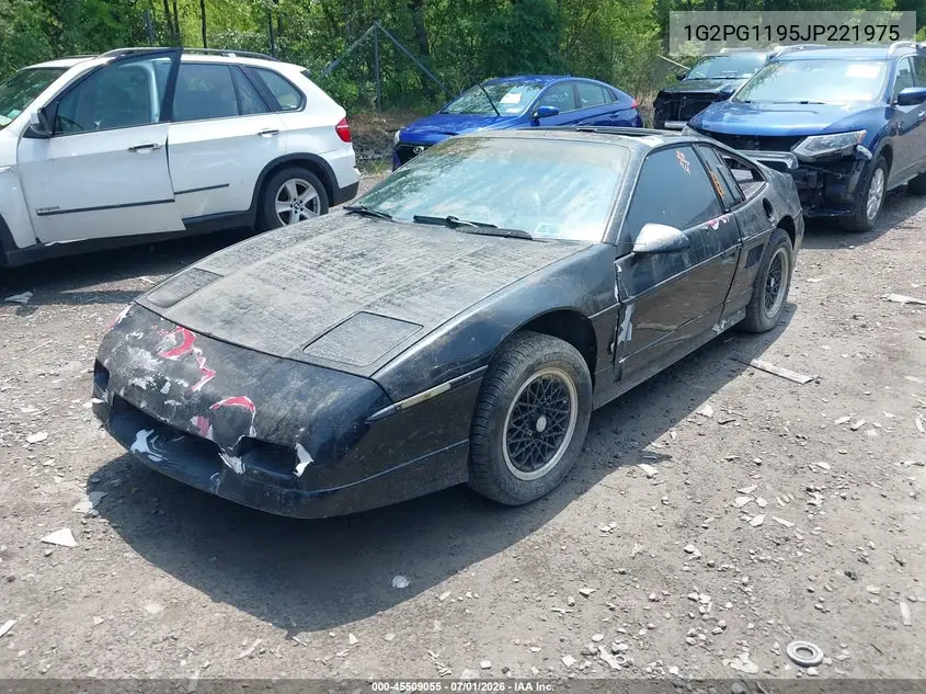 1988 Pontiac Fiero Gt VIN: 1G2PG1195JP221975 Lot: 45509055