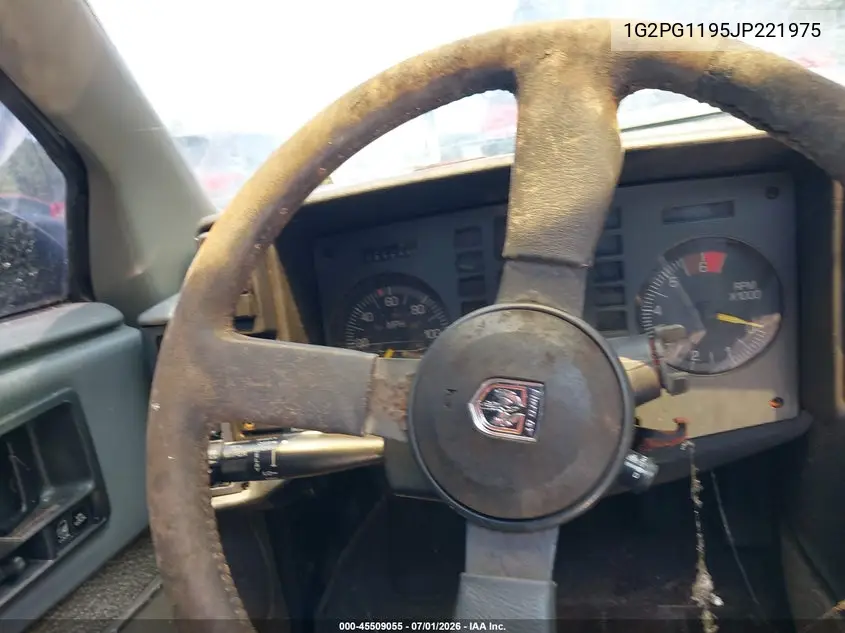 1988 Pontiac Fiero Gt VIN: 1G2PG1195JP221975 Lot: 45509055