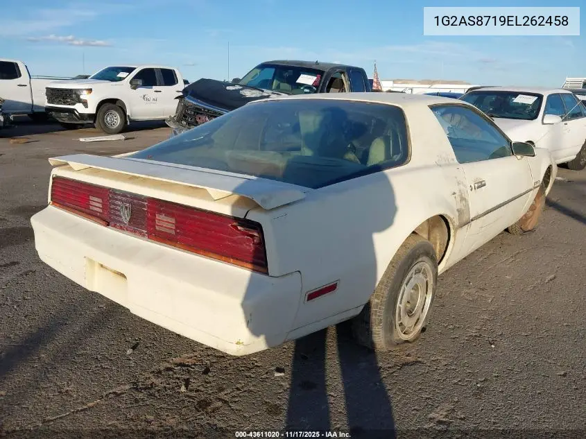1984 Pontiac Firebird VIN: 1G2AS8719EL262458 Lot: 43611020