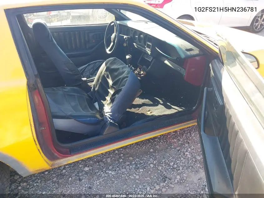 1987 Pontiac Firebird VIN: 1G2FS21H5HN236781 Lot: 45461446