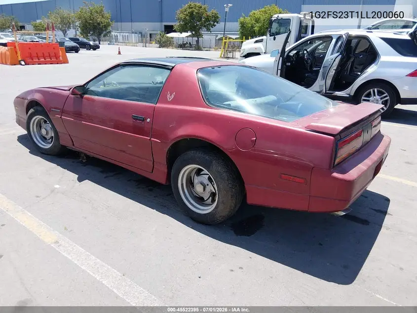 1990 Pontiac Firebird VIN: 1G2FS23T1LL200060 Lot: 45522395