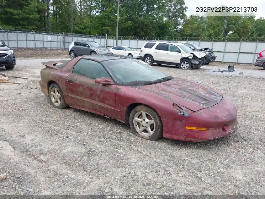 1993 Pontiac Firebird Formula/Trans Am/Gt VIN: 2G2FV22P3P2213703 Lot: 42857180