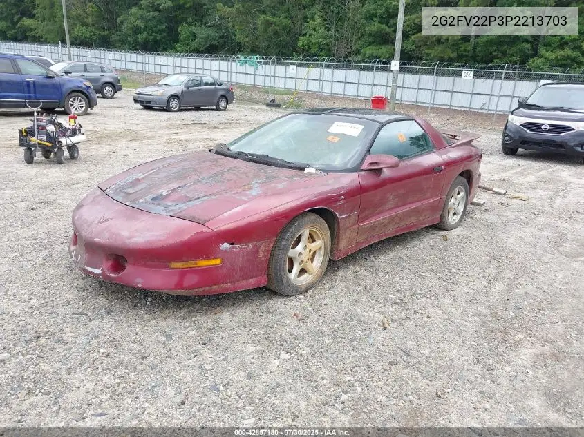 1993 Pontiac Firebird Formula/Trans Am/Gt VIN: 2G2FV22P3P2213703 Lot: 42857180