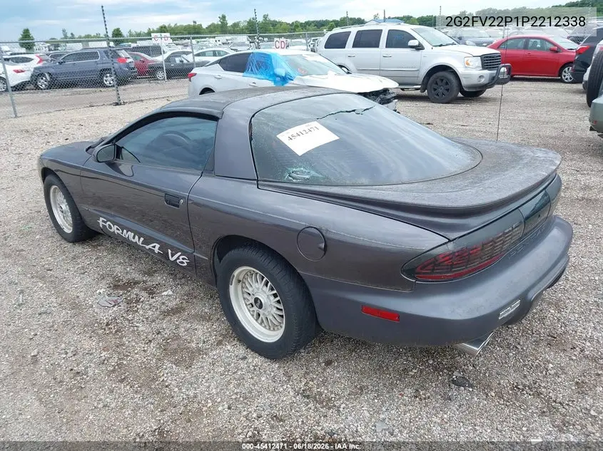 1993 Pontiac Firebird Formula/Trans Am/Gt VIN: 2G2FV22P1P2212338 Lot: 45412471
