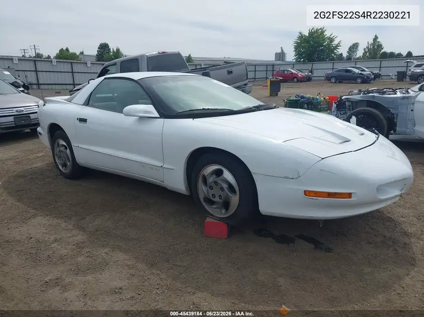 1994 Pontiac Firebird VIN: 2G2FS22S4R2230221 Lot: 45439184