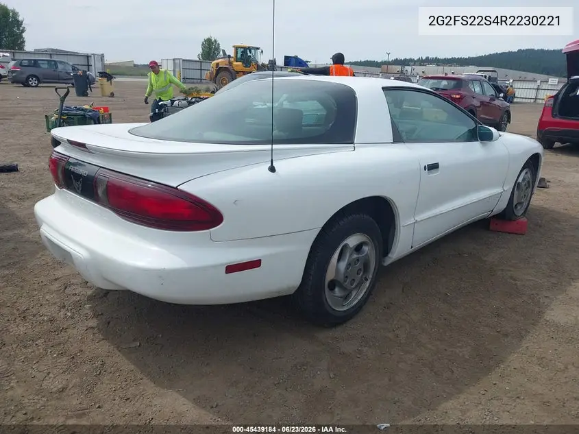 1994 Pontiac Firebird VIN: 2G2FS22S4R2230221 Lot: 45439184