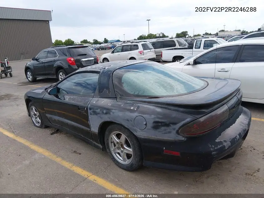 1994 Pontiac Firebird Formula/Trans Am/Gt VIN: 2G2FV22P2R2246288 Lot: 45628627