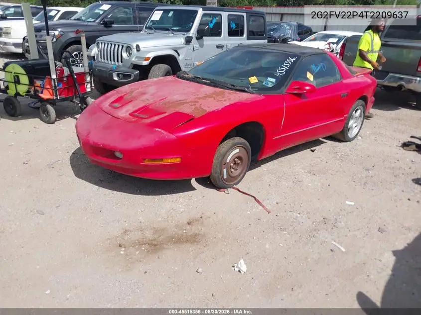1996 Pontiac Firebird Formula/Trans Am VIN: 2G2FV22P4T2209637 Lot: 45515356