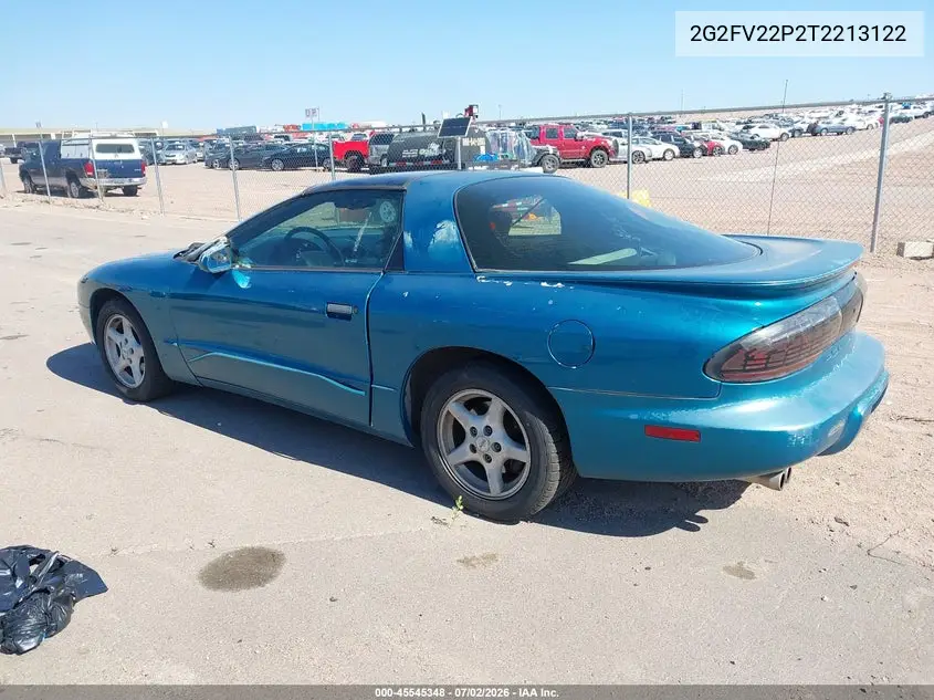 1996 Pontiac Firebird Formula/Trans Am VIN: 2G2FV22P2T2213122 Lot: 45545348