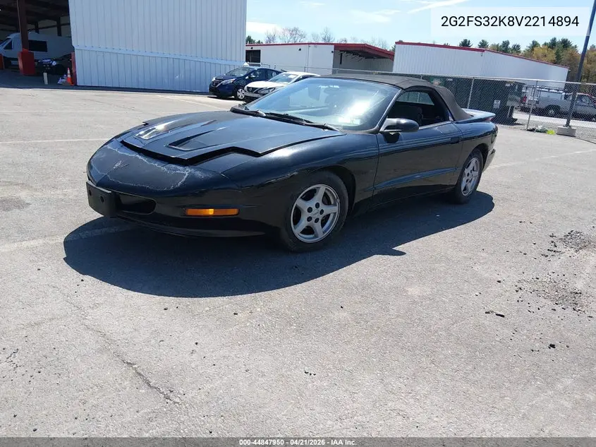 1997 Pontiac Firebird VIN: 2G2FS32K8V2214894 Lot: 44847950