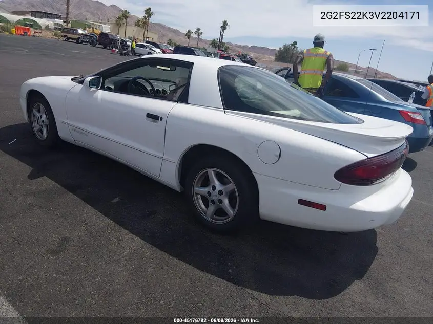 1997 Pontiac Firebird VIN: 2G2FS22K3V2204171 Lot: 45176782