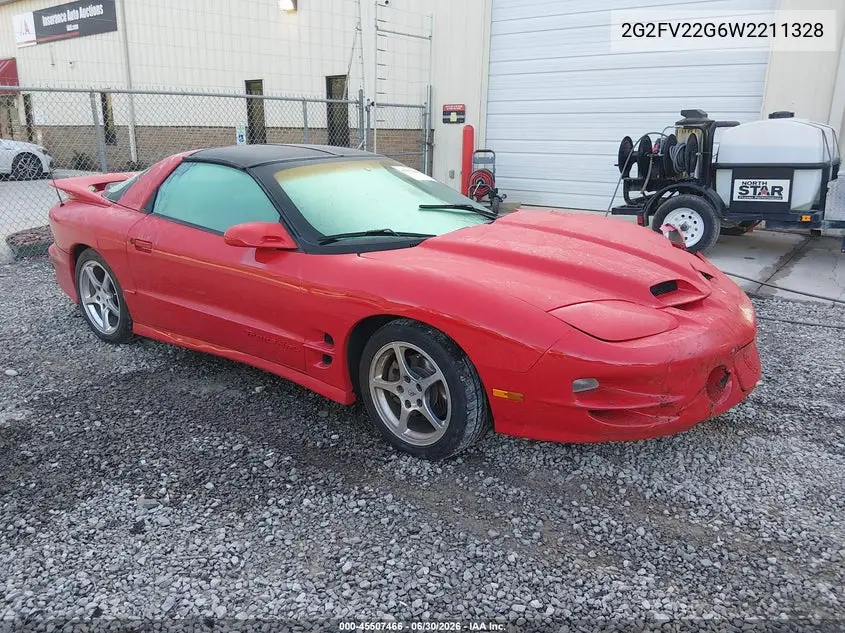 1998 Pontiac Firebird Trans Am VIN: 2G2FV22G6W2211328 Lot: 45507466