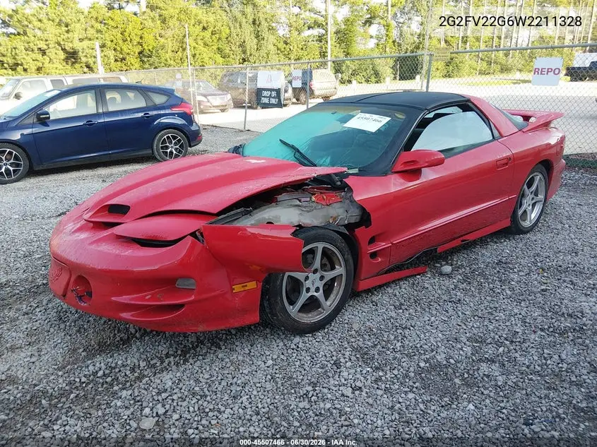 1998 Pontiac Firebird Trans Am VIN: 2G2FV22G6W2211328 Lot: 45507466