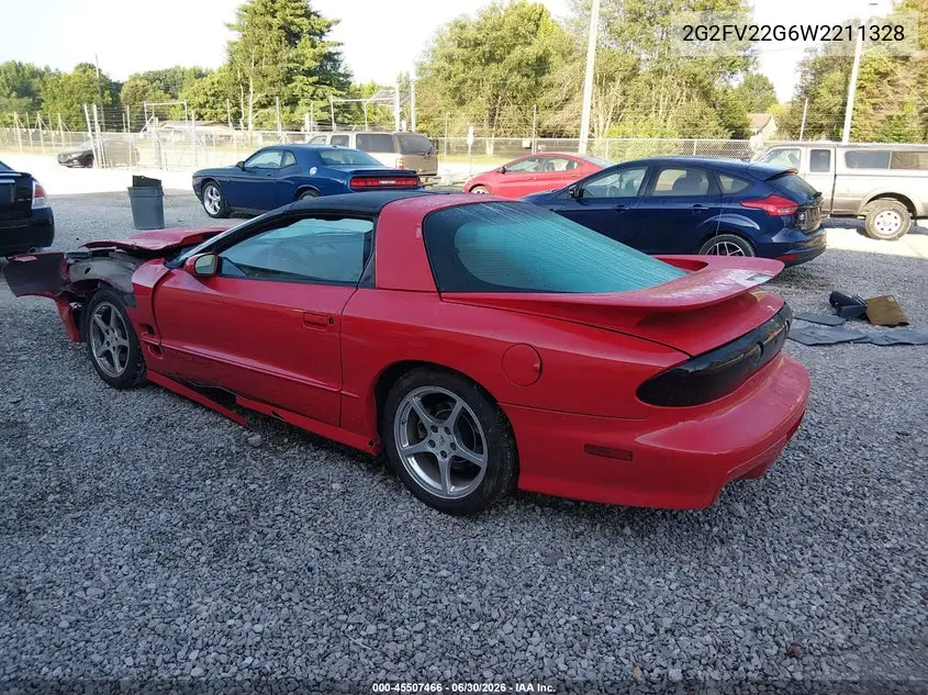 1998 Pontiac Firebird Trans Am VIN: 2G2FV22G6W2211328 Lot: 45507466
