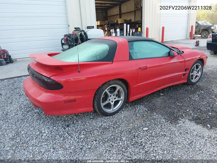 1998 Pontiac Firebird Trans Am VIN: 2G2FV22G6W2211328 Lot: 45507466