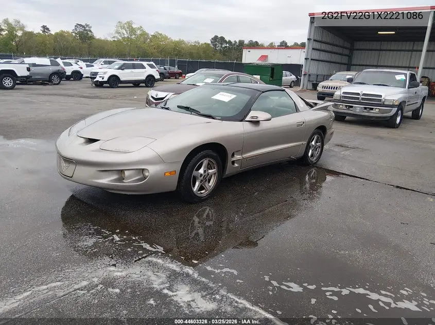 1999 Pontiac Firebird Formula VIN: 2G2FV22G1X2221086 Lot: 44603326