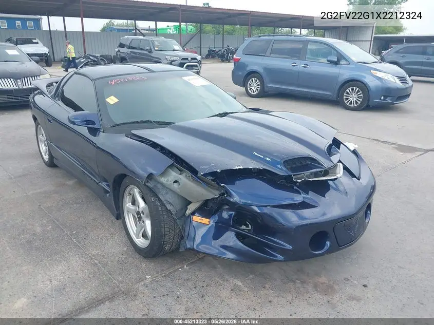 1999 Pontiac Firebird Trans Am VIN: 2G2FV22G1X2212324 Lot: 45213323