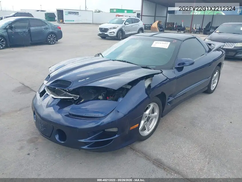 1999 Pontiac Firebird Trans Am VIN: 2G2FV22G1X2212324 Lot: 45213323