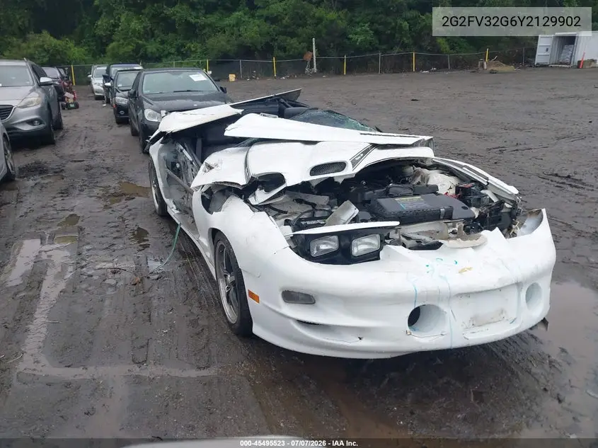 2000 Pontiac Firebird Trans Am VIN: 2G2FV32G6Y2129902 Lot: 45495523