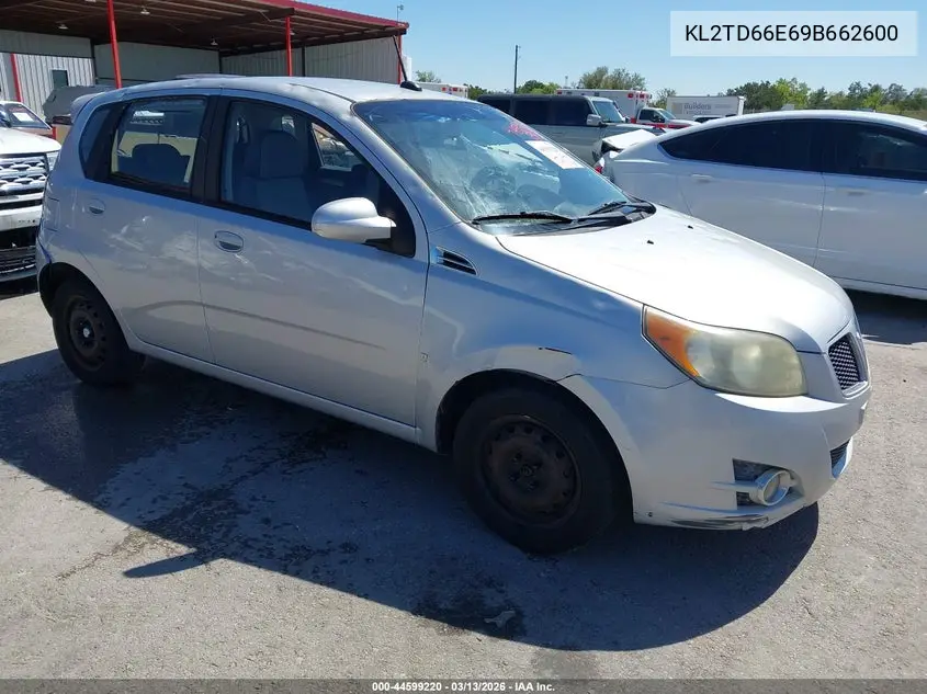 2009 Pontiac G3 VIN: KL2TD66E69B662600 Lot: 44599220