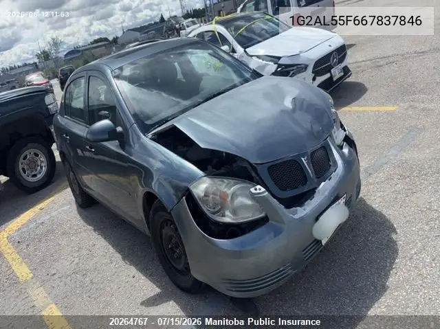 2006 Pontiac G5 Pursuit VIN: 1G2AL55F667837846 Lot: 20264767