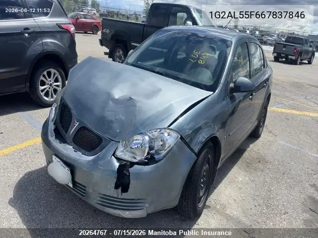 2006 Pontiac G5 Pursuit VIN: 1G2AL55F667837846 Lot: 20264767