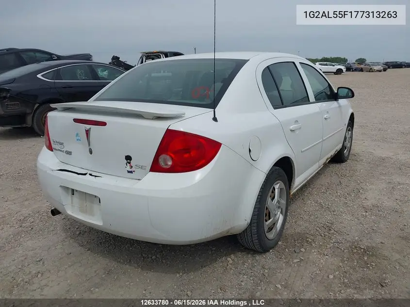 2007 Pontiac G5 Se VIN: 1G2AL55F177313263 Lot: 12633780