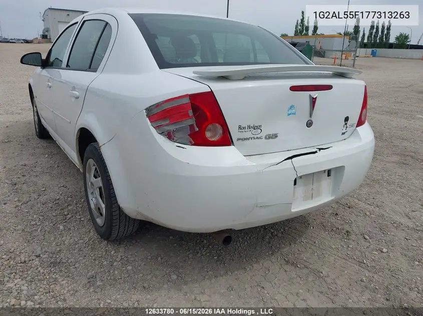 2007 Pontiac G5 Se VIN: 1G2AL55F177313263 Lot: 12633780
