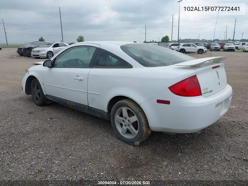 2007 Pontiac G5 VIN: 1G2AL15F077272441 Lot: 30094004