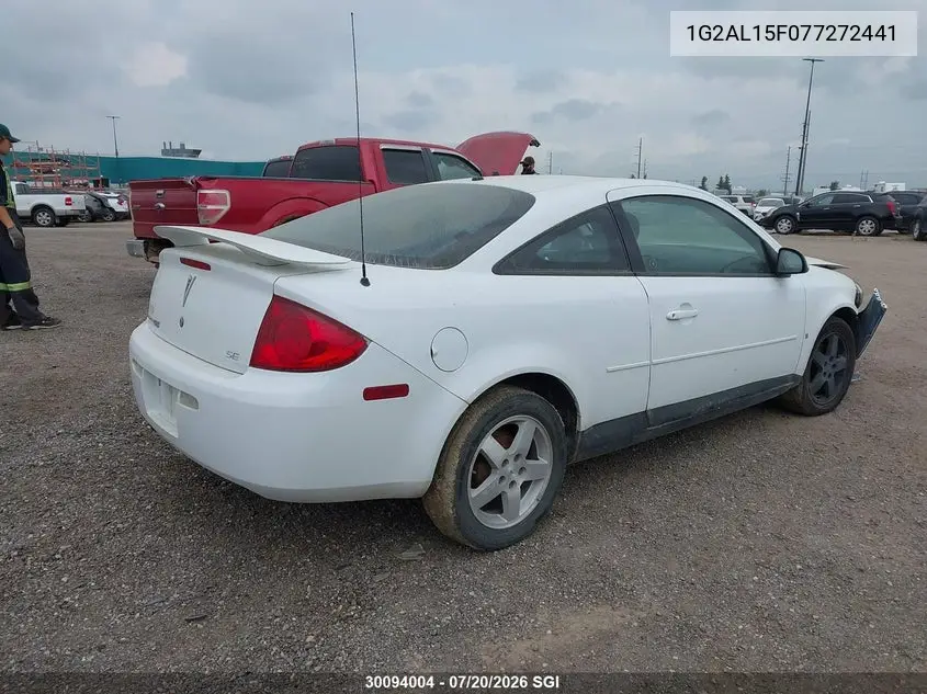 2007 Pontiac G5 VIN: 1G2AL15F077272441 Lot: 30094004