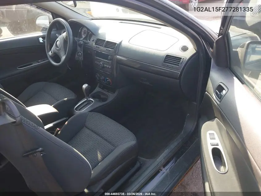 2007 Pontiac G5 VIN: 1G2AL15F277281335 Lot: 44693735