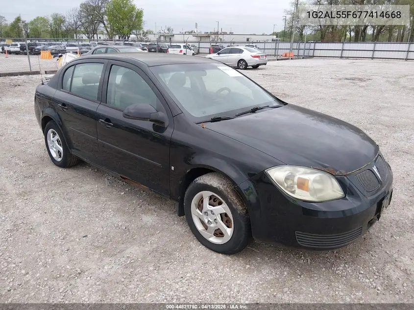 2007 Pontiac G5 Se VIN: 1G2AL55F677414668 Lot: 44821750