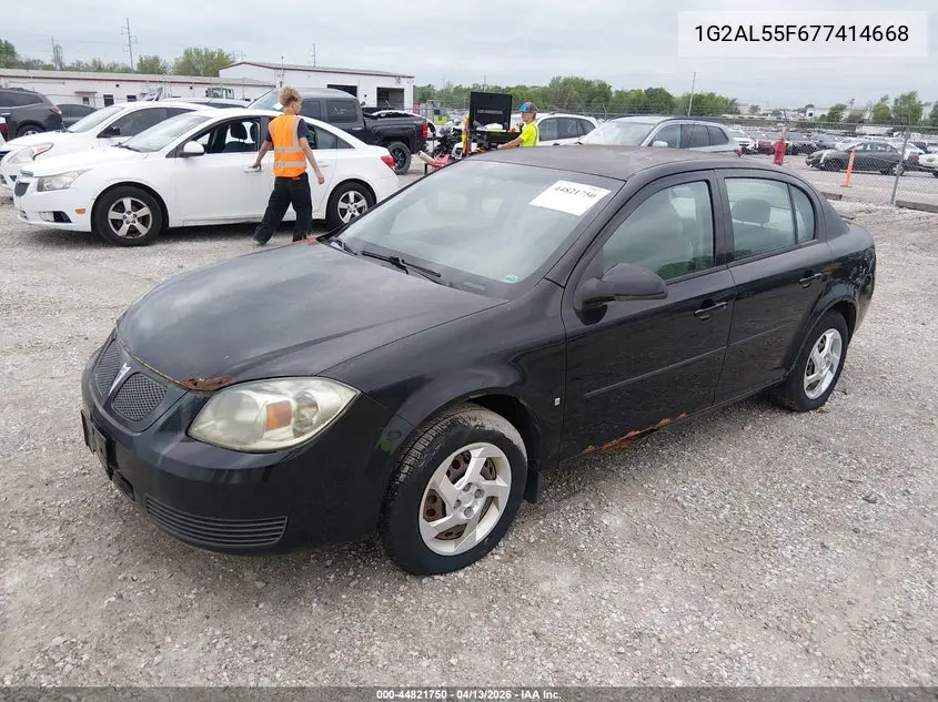 2007 Pontiac G5 Se VIN: 1G2AL55F677414668 Lot: 44821750
