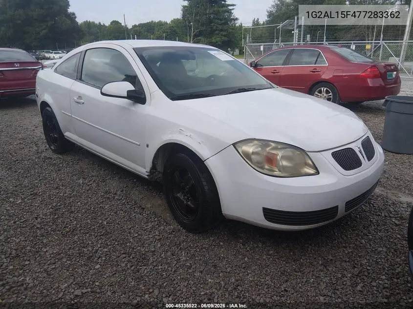 2007 Pontiac G5 VIN: 1G2AL15F477283362 Lot: 45335522