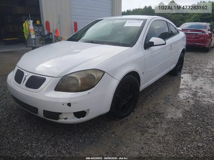 2007 Pontiac G5 VIN: 1G2AL15F477283362 Lot: 45335522