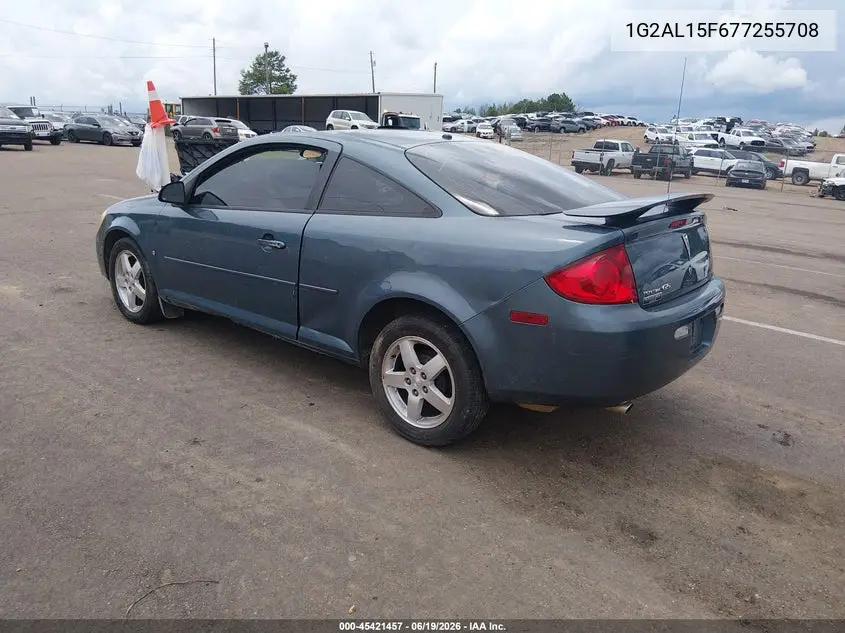2007 Pontiac G5 VIN: 1G2AL15F677255708 Lot: 45421457