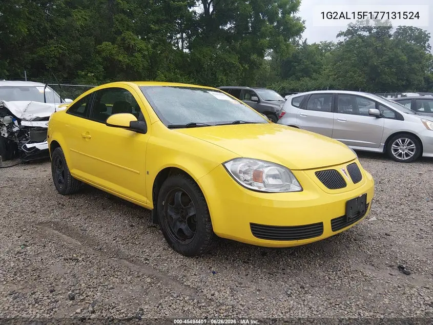 2007 Pontiac G5 VIN: 1G2AL15F177131524 Lot: 45494401