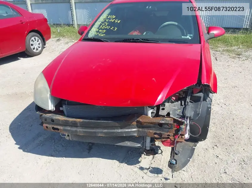 2008 Pontiac G5 VIN: 1G2AL55F087320223 Lot: 12640844